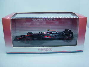 送料350円～ EBBRO 1/43 McLaren Honda MP4-30 2015 Middle Season #22 Jenson Button マクラーレン ジェンソン・バトン F1 ホンダ