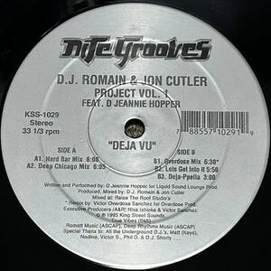 試聴 D.J. Romain & Jon Cutler Feat. D Jeannie Hopper Project Vol. 1 (Deja Vu)