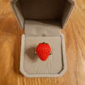 いちごリング*指輪　# イチゴ 苺 ストロベリー