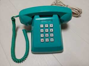  used Showa Retro NTT push type telephone machine 