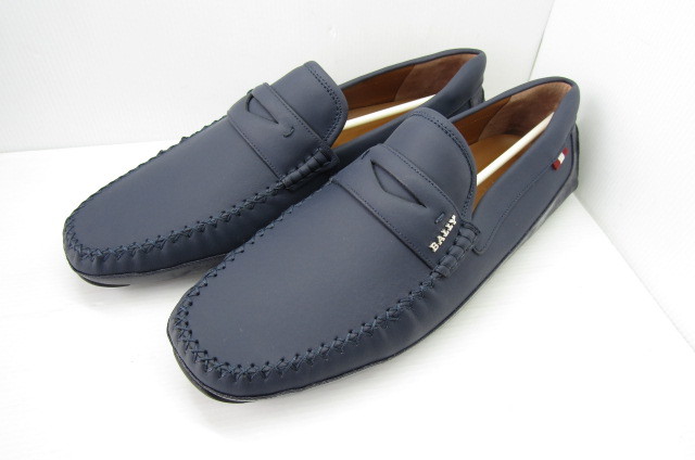 bally ローファー ブラック レザー モカシン Gioia Flat ローファー