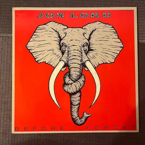 LP Jon Lord _ Before I Forget 中古