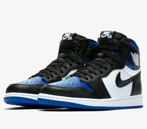 国内正規 新品 NIKE AIR JORDAN 1 RETRO HIGH OG ROYAL TOE ナイキ エアジョーダン1 555088-041 US7.5 25.5cm_画像2