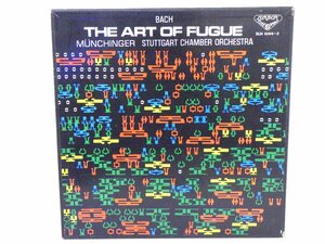 LP レコード 2枚組 KARL MUNCHINGER カール ミュンヒンガー 指揮 他 BACH バッハ THE ART OF FUGUE フーガの技法 ニ短調 【 E+ 】 D9693A