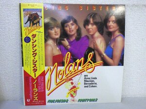 LP レコード 帯 THE NOLANS ノーランズ DANCING SISTERS ダンシング シスター 【E+】 E036A