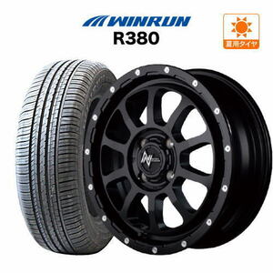 サマータイヤ ホイール 4本セット MID ナイトロパワー M10 パーシング KC WINRUN ウインラン R380 155/65R14