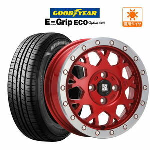 サマータイヤ ホイール 4本セット MLJ エクストリーム XJ04 グッドイヤー エフィシエント グリップ エコ EG01 155/65R14