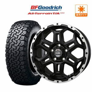 サマータイヤ ホイール 4本セット BADX ロックケリー グリート グッドリッチ オールテレーン T/A KO2 225/70R16 デリカ 等