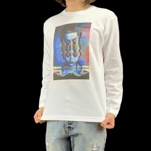 新品 テレビ TV ブラウン管 不気味 ノイズ グリッチ アート ロンT 長袖 Tシャツ XS S M L XL ビッグ オーバーサイズ XXL~4XL パーカー 対応