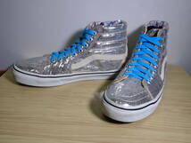 ◇ VANS × X-GIRL バンズ × エックスガール SK8-HI スケートハイ 【V38CL X-GIRL】◇ 27.0cm スニーカー シルバー_画像9