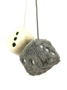 gray white hanging dice rhinoceros koro room mirror car accessory Suzuki Jimny Swift Wagon R soft cushion 