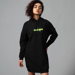 ロゴ フーディー ワンピース レテ(ロゴ フーディー ワンピース レディース)