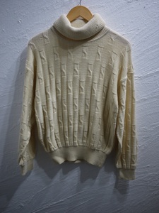 ENGLAND製 CORPORATE WOMAN ハイネックニット タートルネック ヴィンテージ high neck knit 4881