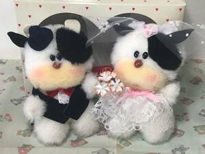  Showa Retro oo ike..mo-mo- Mini мягкая игрушка [Happy Bridal] прекрасный товар редкостный с коробкой интерьер коллекция 