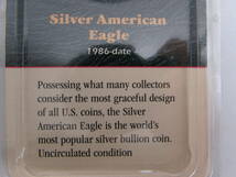 1999 LIBERTY リバティコイン ONE DOLLAR 1ドル FINE SILVER 純銀 American Eagle 海外 アメリカ 銀貨 貨幣 硬貨 コイン ケース入_画像6