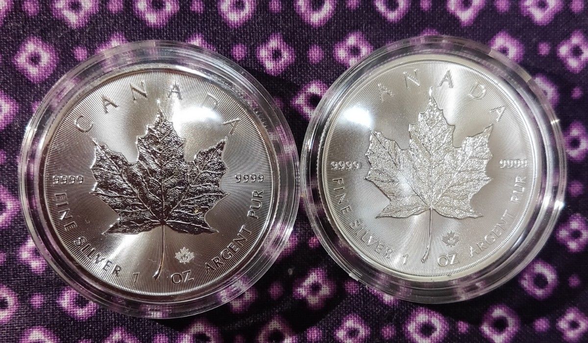 限定特価】 5ドル銀貨 5枚 カナダ 2022年 5枚 カナダ 1オンス9999純銀