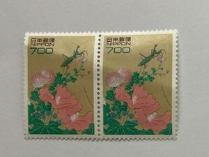 ● 日本 700円 切手 2枚セット カマキリ未使用