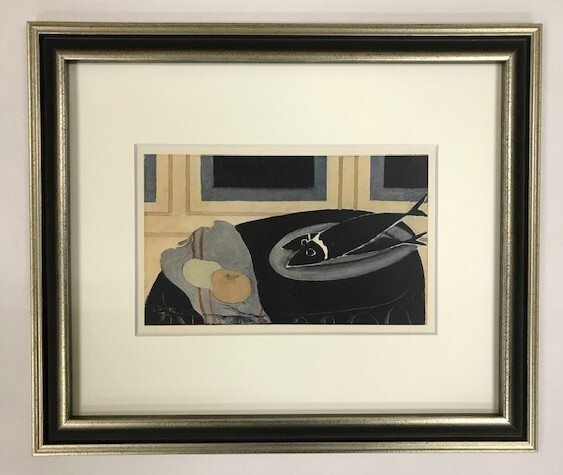 【特価】 ≪ ジョルジュ ブラック ≫ エリオグラヴュール 1945年 LES POISSONS NOIRS GEORGES BRAQUE