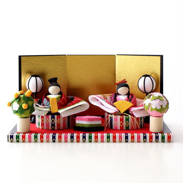 Hina dolls, Hina dolls, ornaments, crepe craft, objects, stylish, cute, Girls' Festival, Hina doll decorations, crepe craft, elegant prince and princess decorations, Interior accessories, ornament, Japanese style