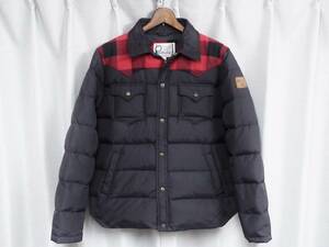 ◆Penfield ペンフィールド バッファローチェック 切替 ダウンジャケット シャツダウン 90s Y2K 古着女子 インナーダウン ライトダウン