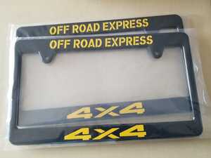 2 sheets set 4WD number frame off-road 