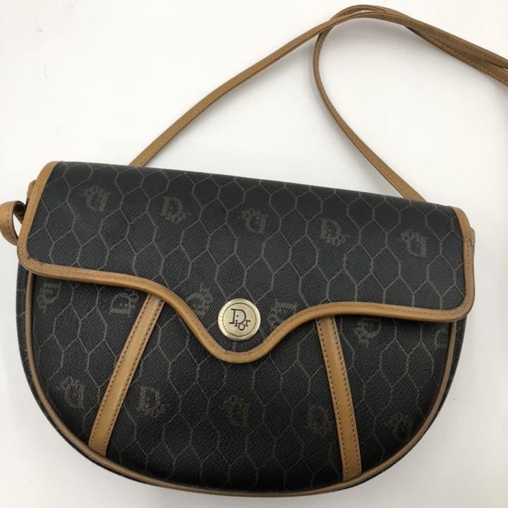 美品】 Dior ディオール ハニカム チェーン ショルダーバッグ 外出