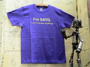 I'm SATO★　S/STシャツ新L PU 佐藤さん応援Tee!#SALE★大特価