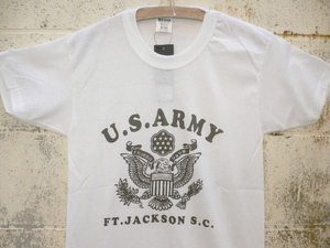 HOUSTON★　MilitaryS/STシャツ新L WH T-16US.ARMY#[SALE!★大特価