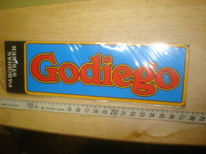  rare rare *. new goods stock goods * Godiego *Godiego* sticker (17.5.) retro * that time thing * antique 