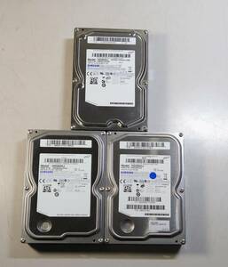 KN3352 【中古品】3個セット SAMSUNG HD502HJ HD502IJ HDD 500GB