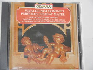 CD１枚　ヴィヴァルディNISI　DOMINUS　ペレゴレージ　STABAT　MATER　