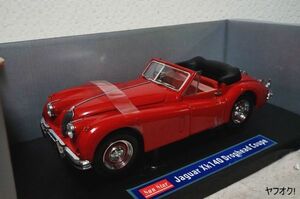 Sun Star ジャガー XK140 ドロップヘッドクーペ 1/18 ミニカー 赤