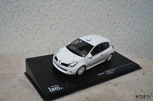 ixo ルノー クリオ R3 Rally Secs 1/43 ミニカー 白 ルーテシア