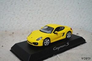  Porsche Cayman S 1/43 minicar yellow 