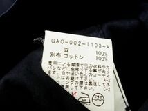 アダムエロペ リネン100% トレンチ コート size36/紺 ■◇ ☆ dbb0 レディース_画像6