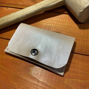 TT レザー カードケース ハンドメイド 革 手縫い 3