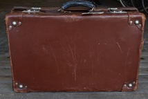 106616 UK ヴィンテージ 英国 トランクケース ビンテージ アンティーク スーツケース　革鞄_画像2