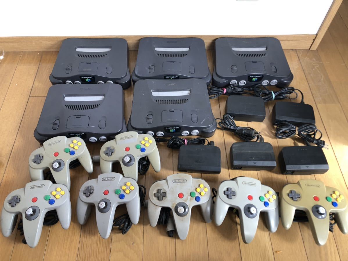 ♪【】任天堂 Nintendo 64 本体 3台 まとめ ロクヨン N64 ゲーム機 