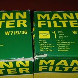 ★新品 MANN FILTER W719/36 オイル フィルター エレメント ジャガー ランドローバー等 2個★の画像2