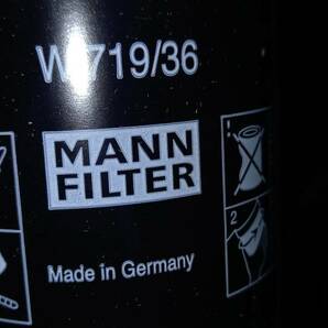 ★新品 MANN FILTER W719/36 オイル フィルター エレメント ジャガー ランドローバー等 2個★の画像5