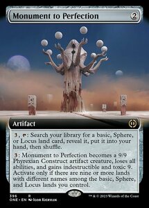 MTG ■無/英語版■《完全化記念碑/Monument to Perfection》▲拡張アート▲ ファイレクシア：完全なる統一 ONE