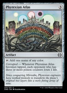 MTG ■無/英語版■ 《ファイレクシアの大地図/Phyrexian Atlas》★FOIL★ ファイレクシア：完全なる統一 ONE