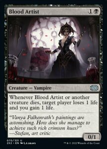 MTG ■黒/英語版■ 《血の芸術家/Blood Artist》★FOIL★ ダブルマスターズ2022 2X2