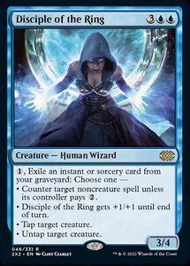 MTG ■青/英語版■ 《輪の信奉者/Disciple of the Ring》★FOIL★ ダブルマスターズ2022 2X2