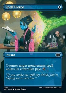 MTG ■青/英語版■ 《呪文貫き/Spell Pierce》ダブルマスターズ2022 2X2