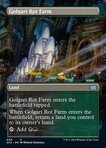 MTG ■土地/英語版■ 《ゴルガリの腐敗農場/Golgari Rot Farm》ダブルマスターズ2022 2X2