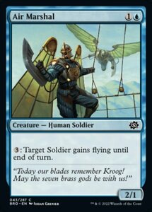 MTG ■青/英語版■ 《空挺司令官/Air Marshal》★FOIL★ 兄弟戦争 BRO