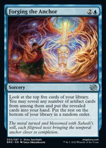 MTG ■青/英語版■ 《錨の鍛錬/Forging the Anchor》★FOIL★ 兄弟戦争 BRO