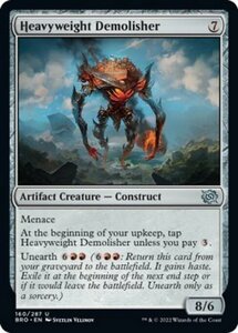 MTG ■無/英語版■ 《重量級破砕機/Heavyweight Demolisher》★FOIL★ 兄弟戦争 BRO