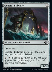 MTG ■無/英語版■ 《沿岸の防壁/Coastal Bulwark》★FOIL★ 兄弟戦争 BRO